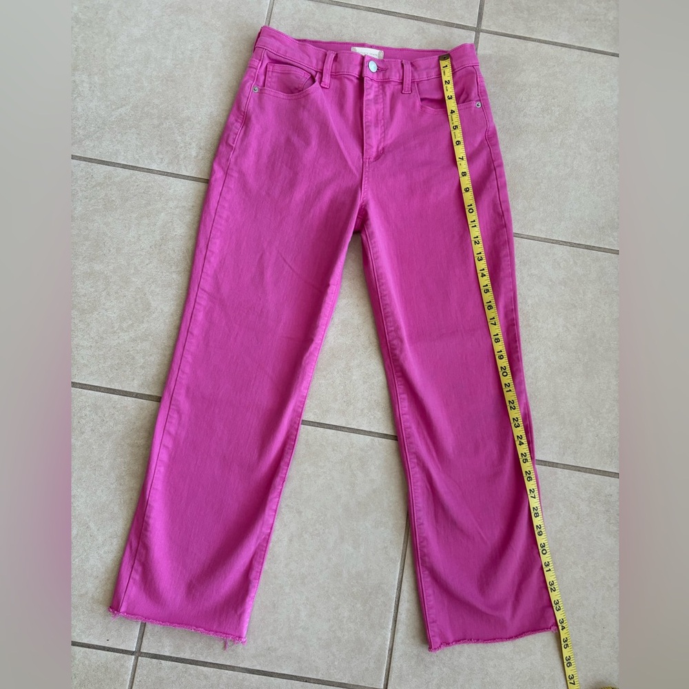 Altar'd State Fuchsia Straight Leg Jeans